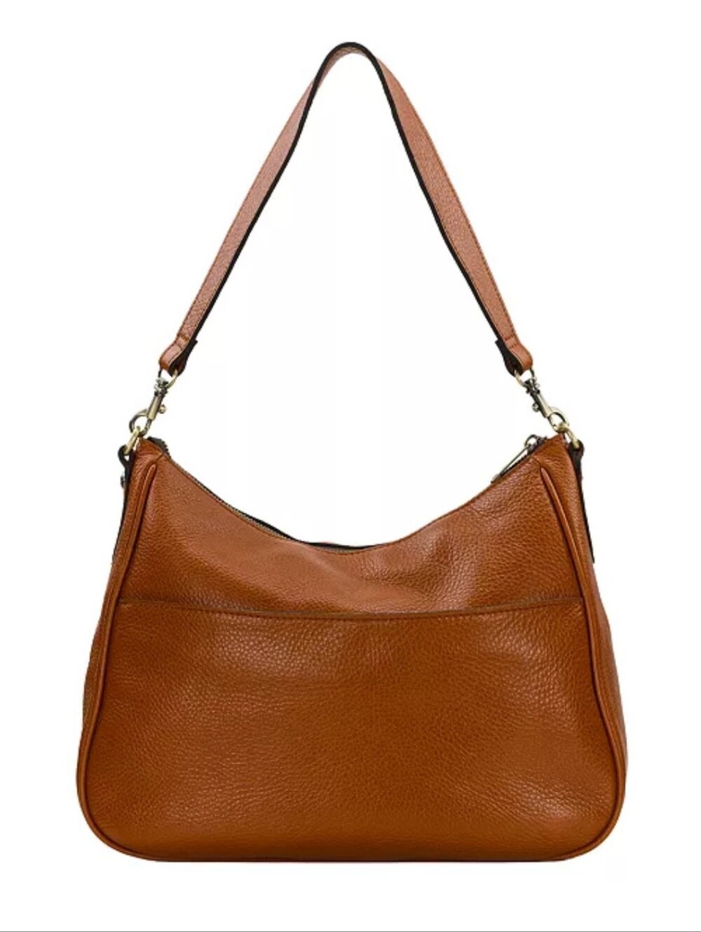 Patricia Nash Saddle Shoulder Bag in Cognac Brown And Detachable Crossbody Strap